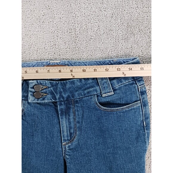 Paige Womens Denim Jeans 28 Blue Cotton Blend Bootcut - Picture 5 of 10